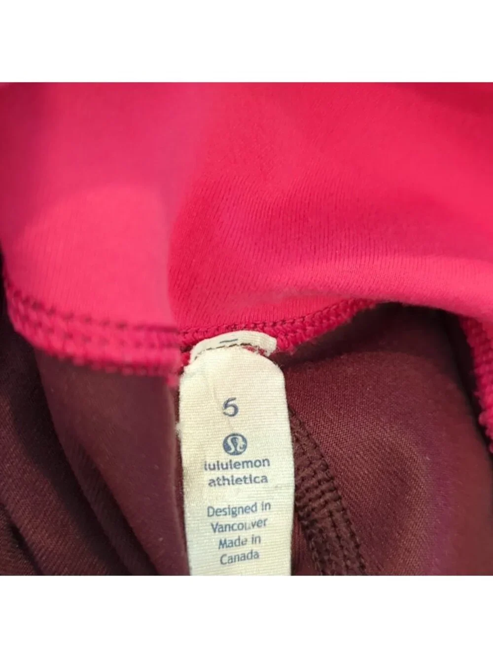 Lululemon Wunder Under Pant(Full-On Luon)Painted Animal Bordeaux drama